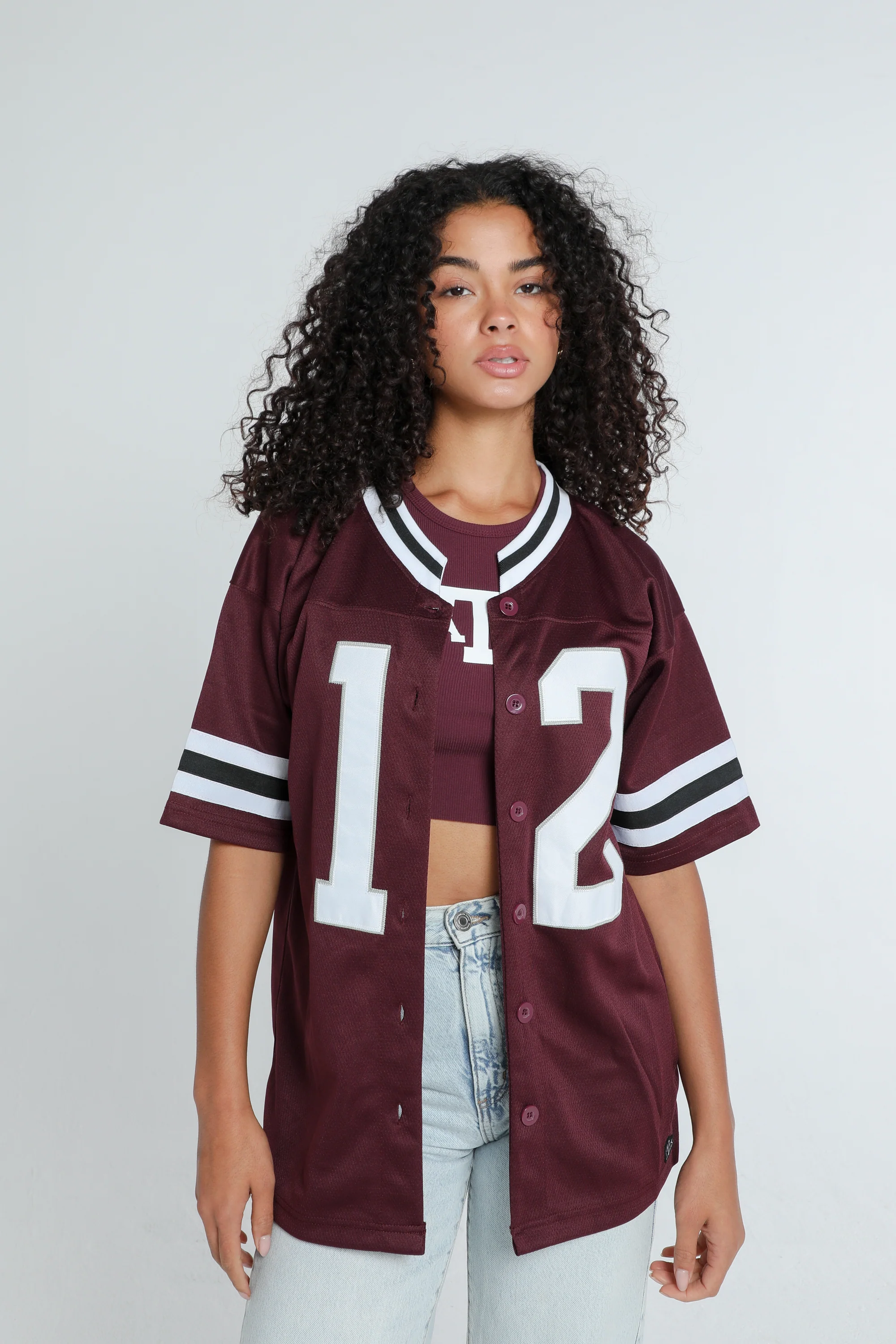 Texas A&M University Button Down Football Jersey - Image 2