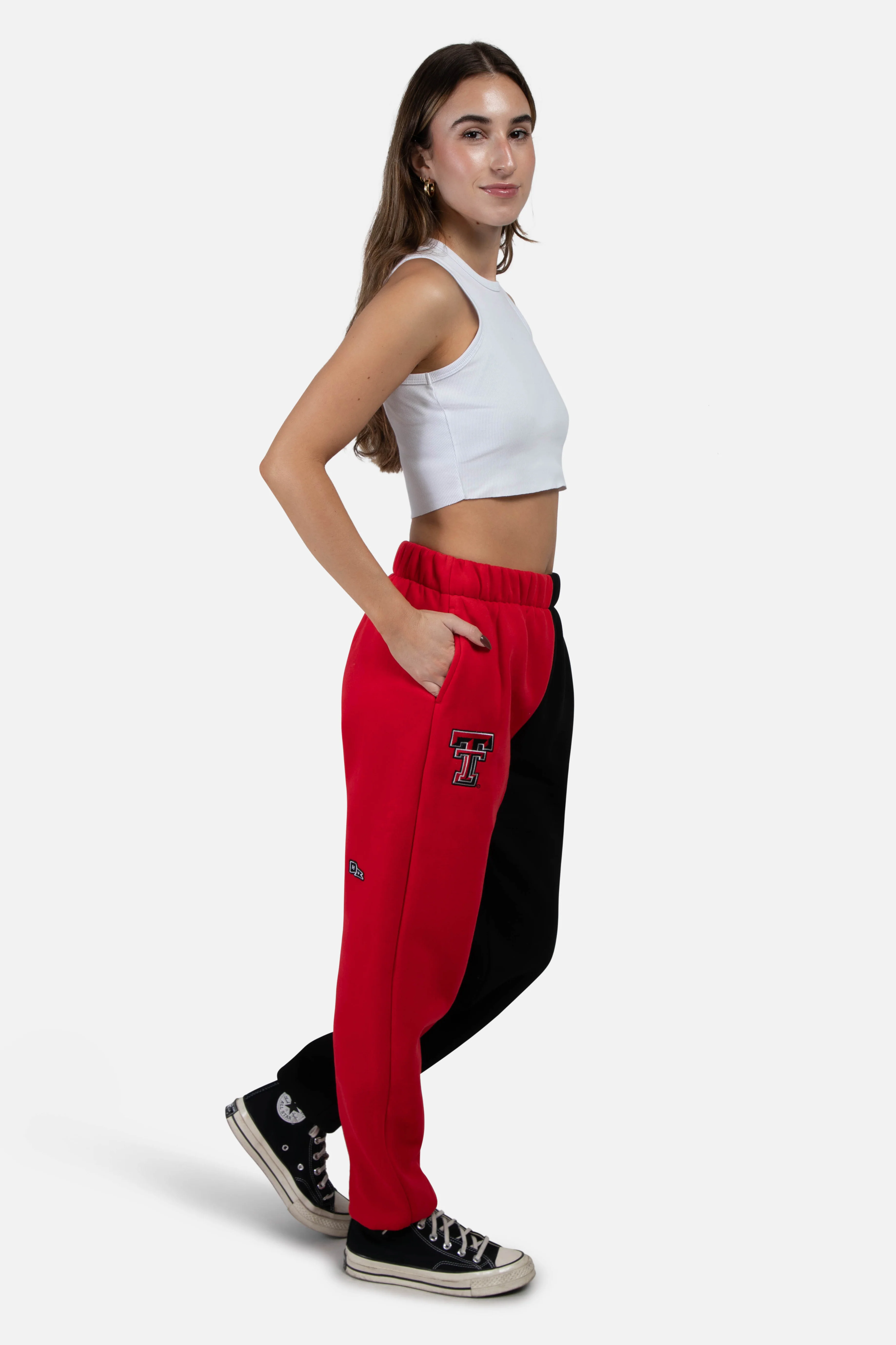 Texas Tech University Color-Block Sweats - Image 2