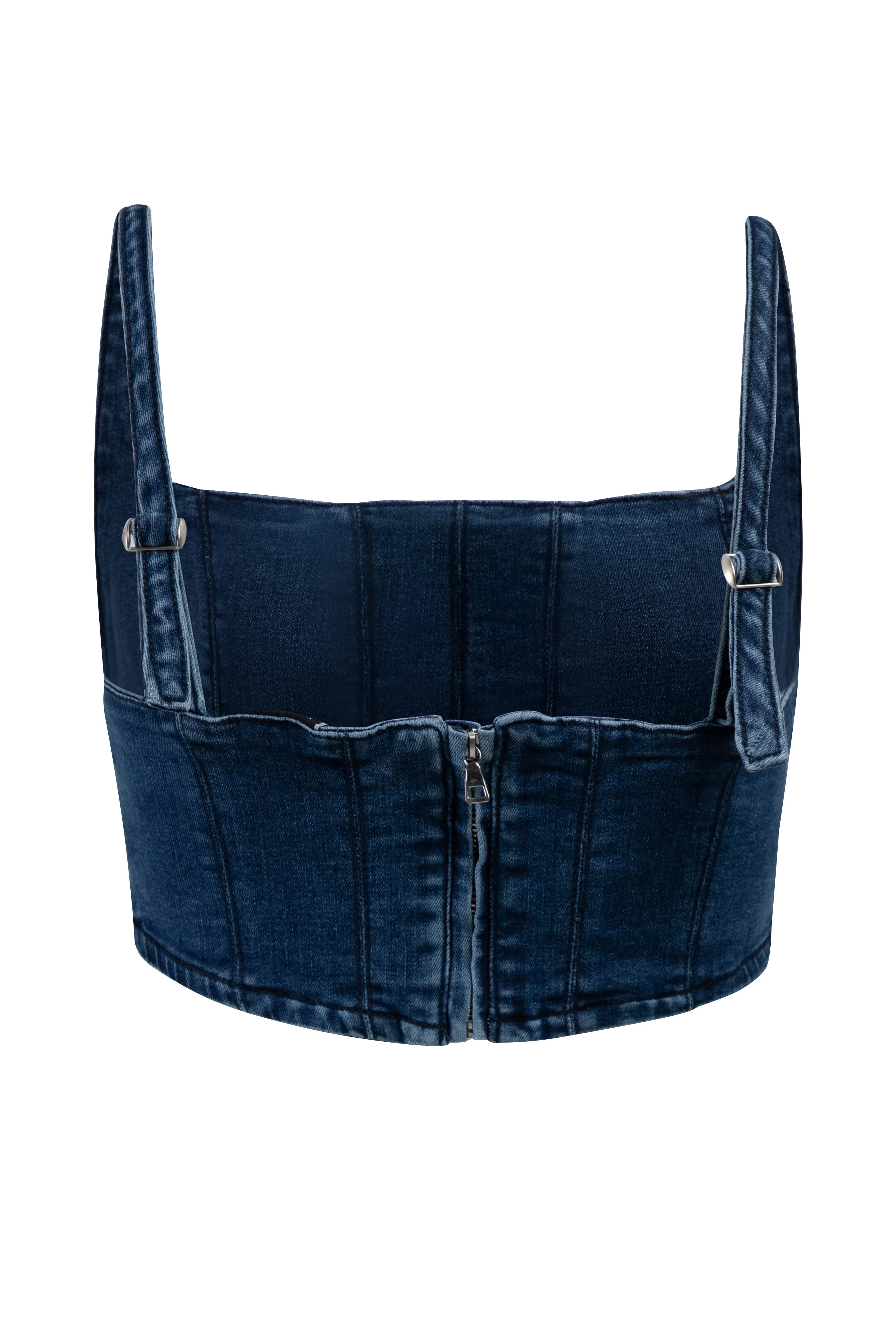 UCLA Denim Corset - Image 6