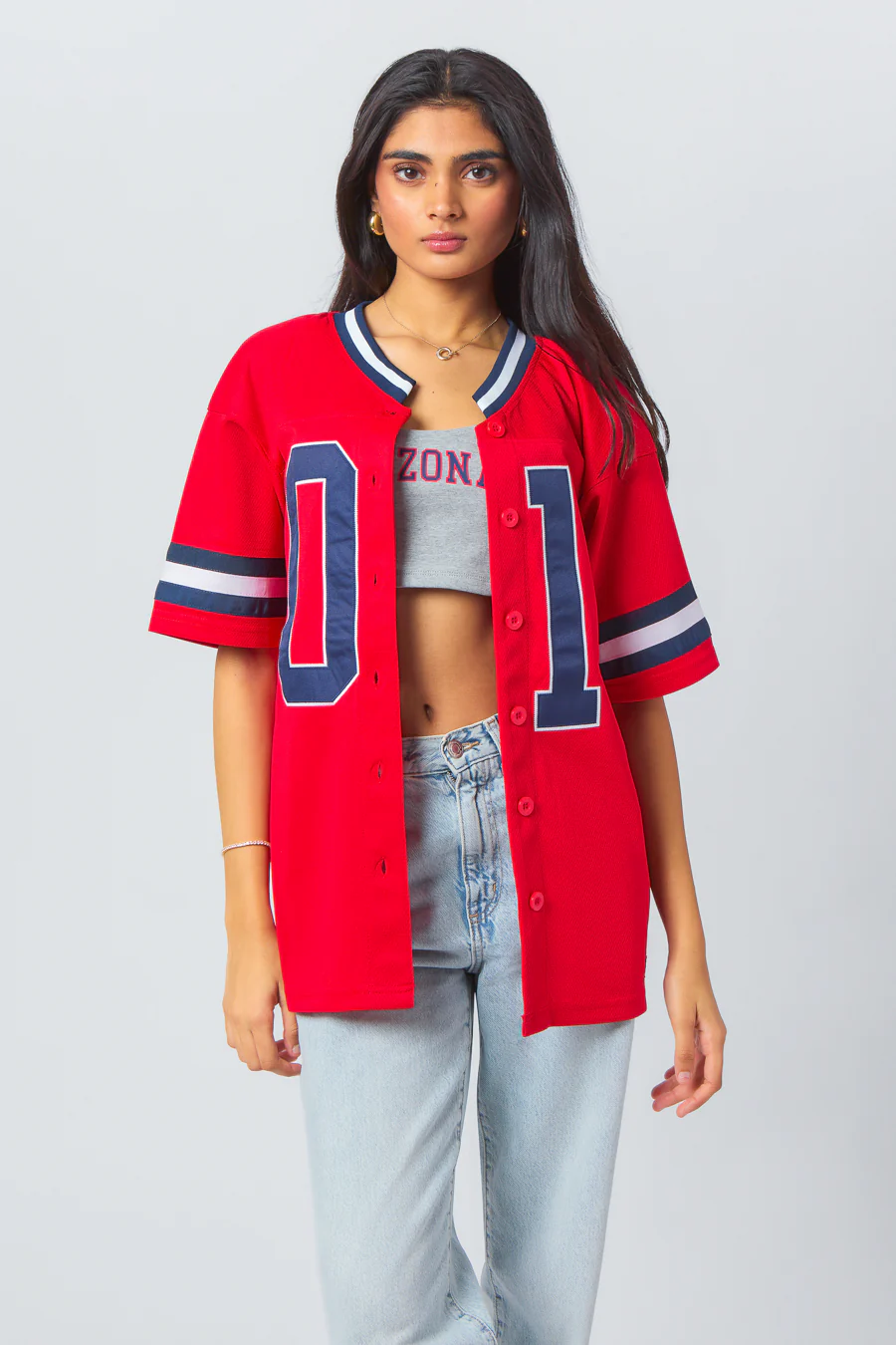 Arizona Button Down Football Jersey - Image 2