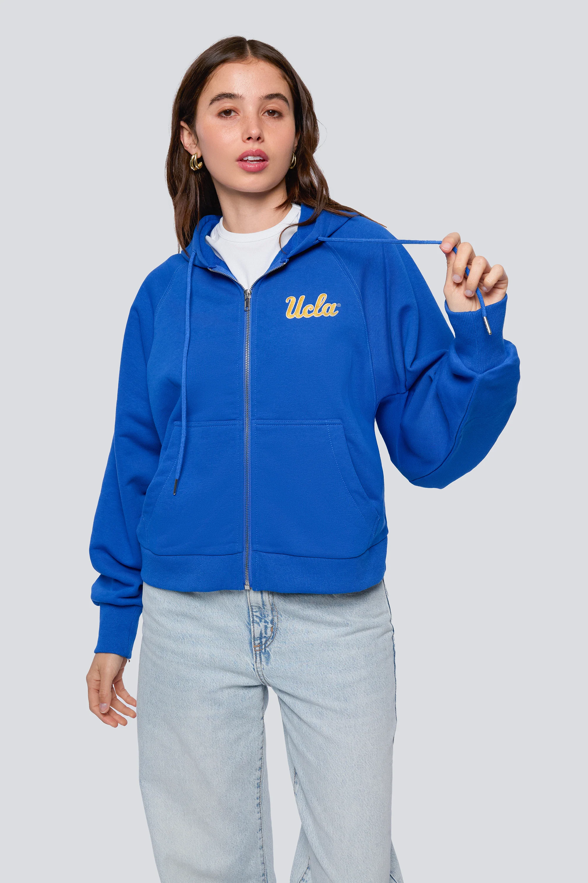 UCLA Raglan Zip Up