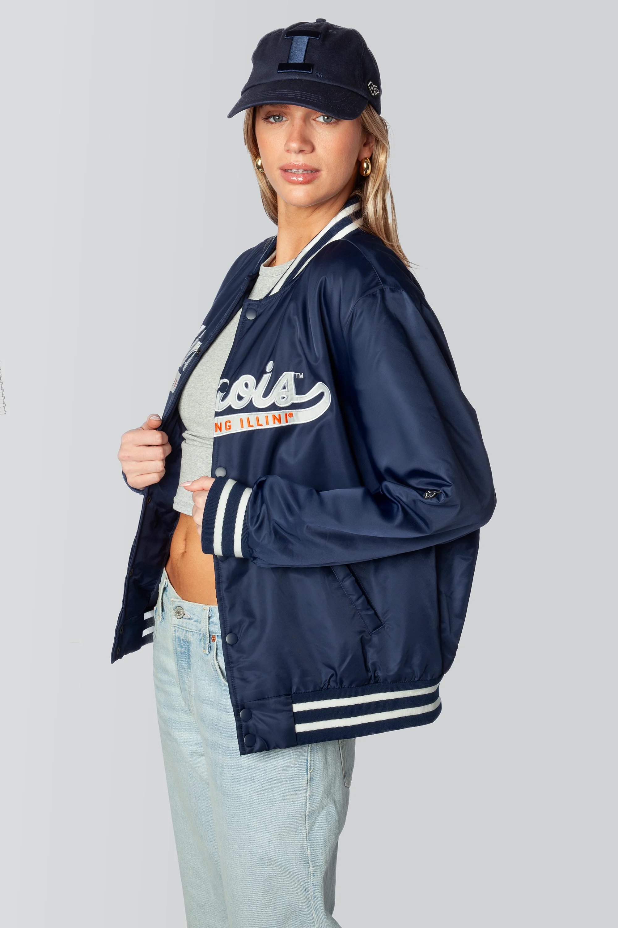 University of Illinois A-Game Varsity Jacket - Image 2