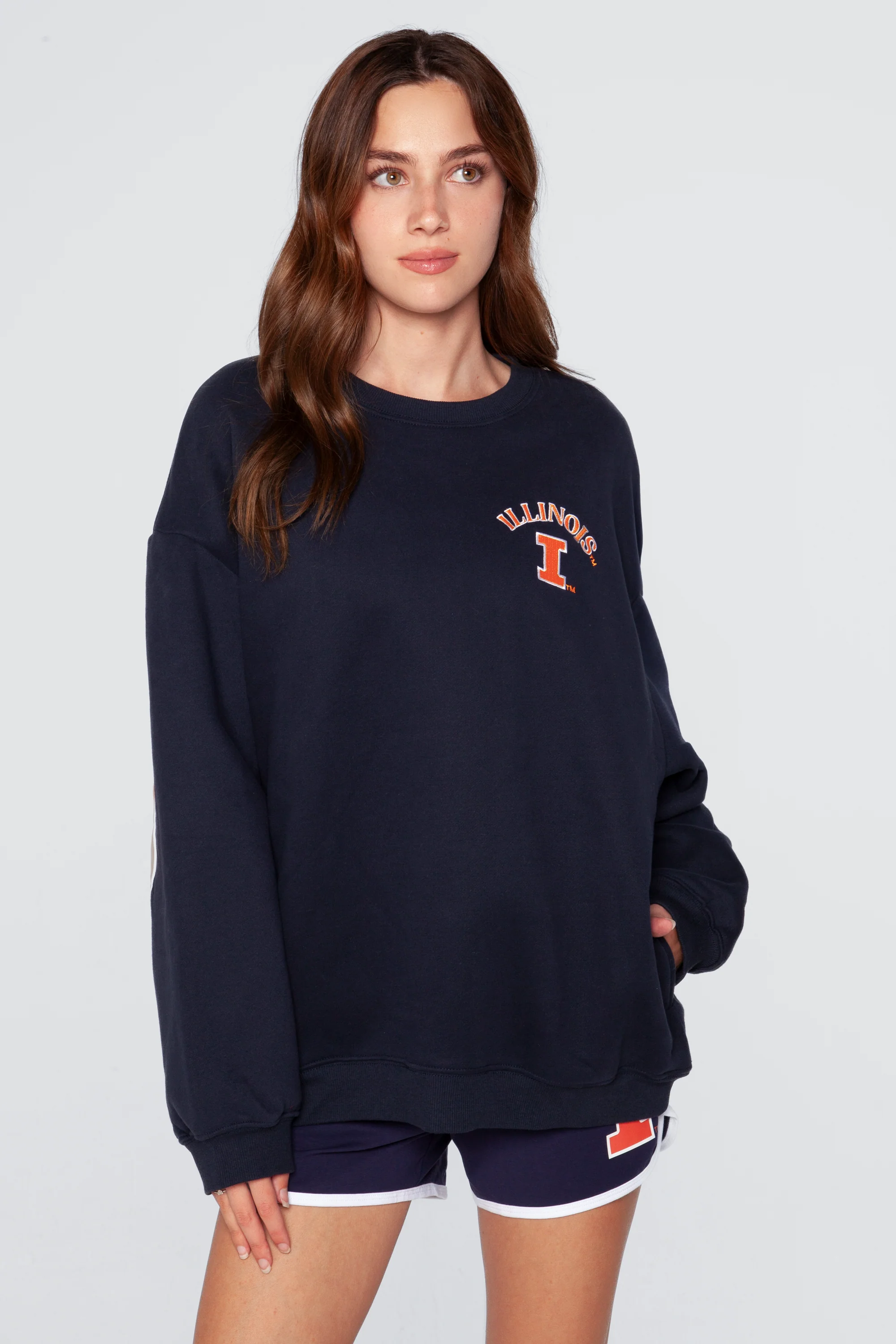 University of Illinois Oversized Crewneck - Image 3