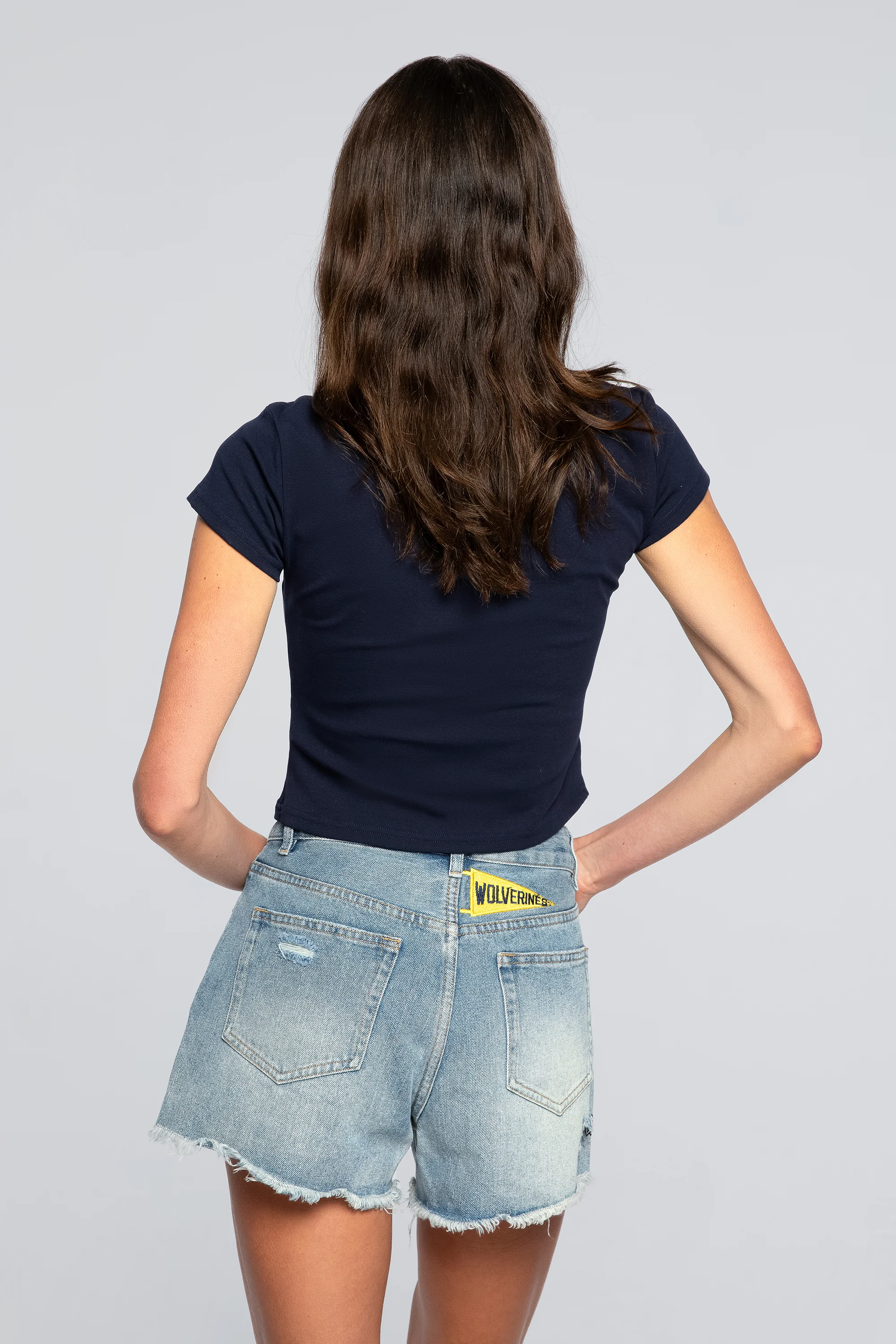 University of Michigan Vintage Baby Tee - Image 3