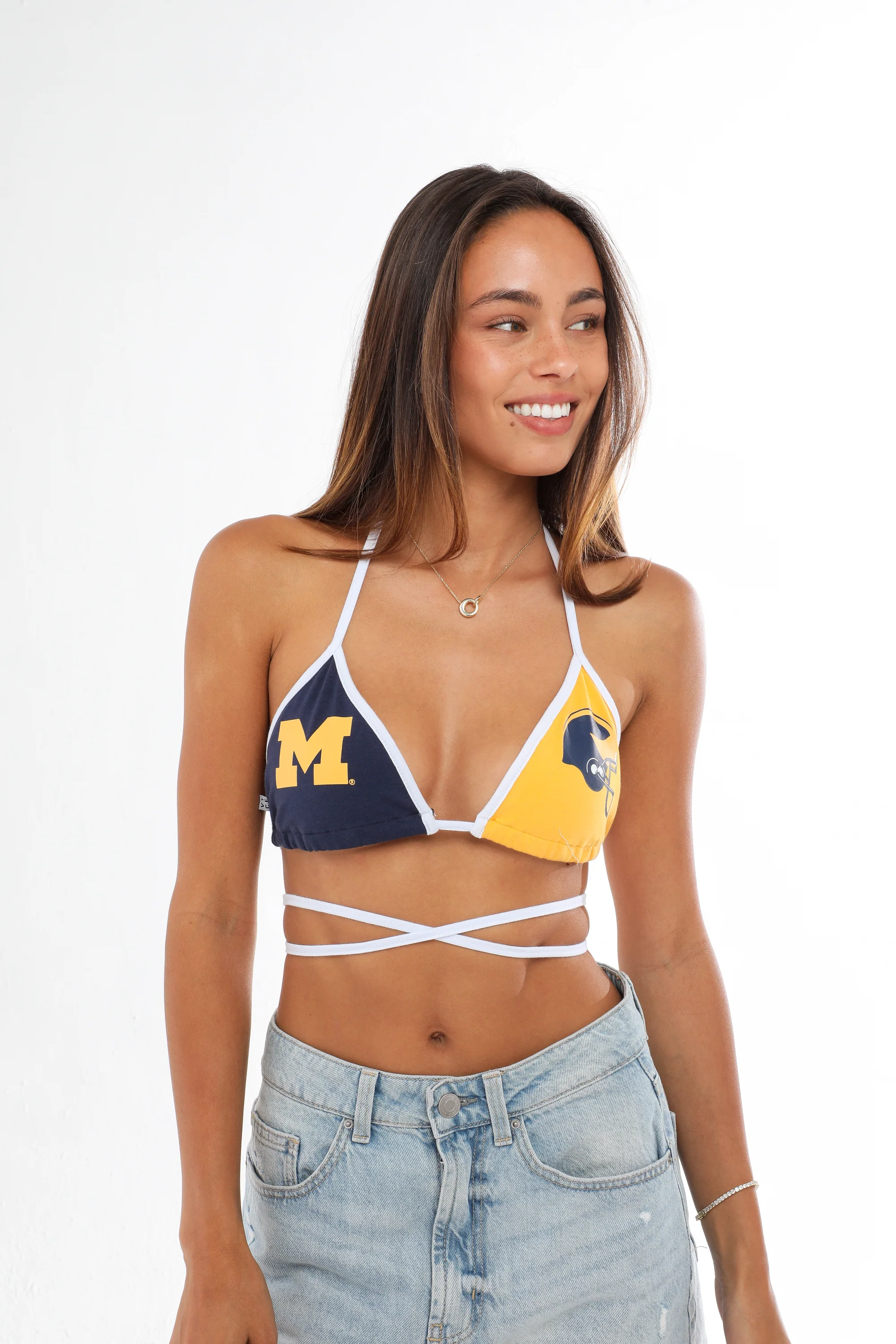 University of Michigan Gameday Bra Top - Image 5