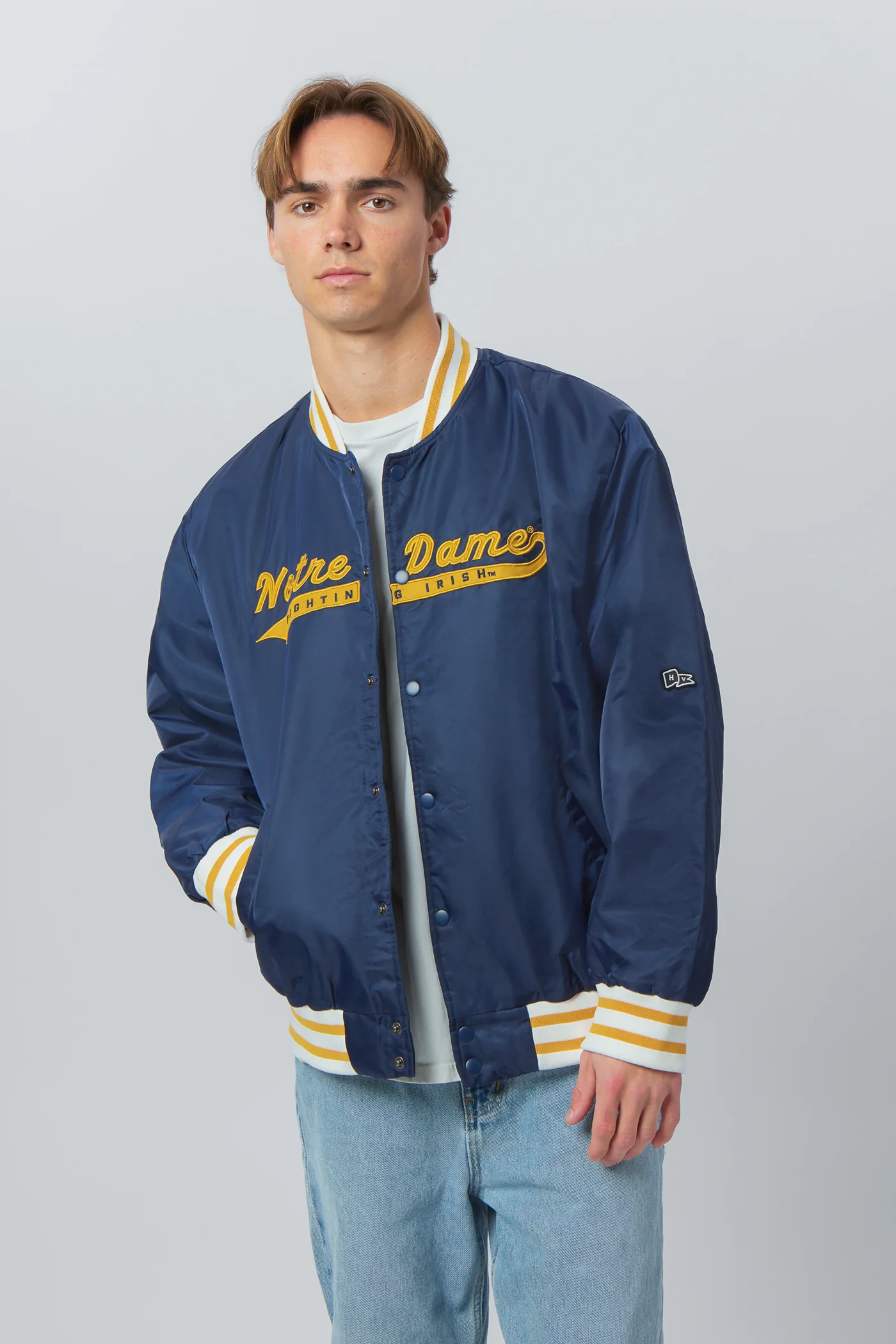 Notre Dame A-Game Varsity Jacket - Image 2