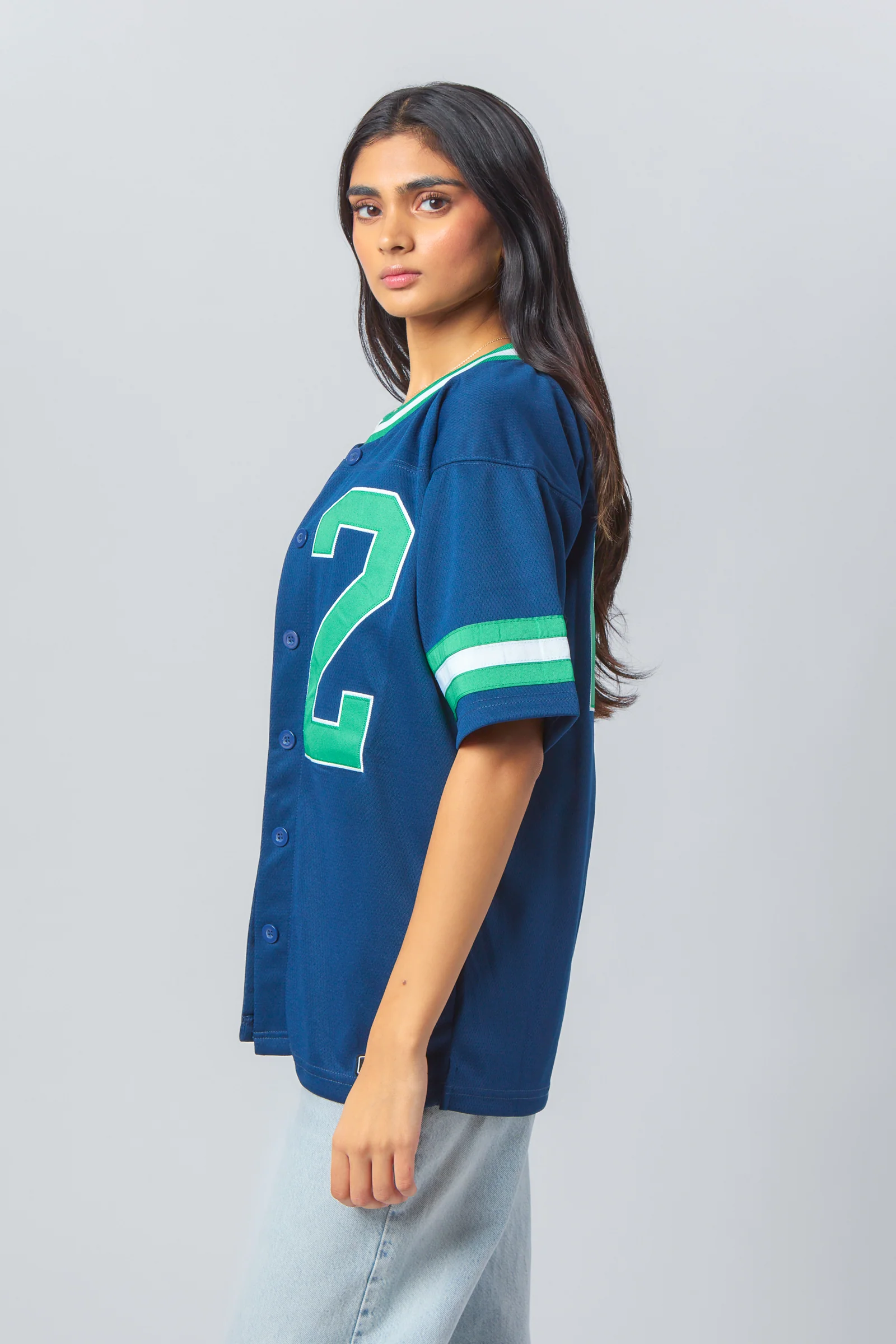 Notre Dame Button Down Football Jersey - Image 2