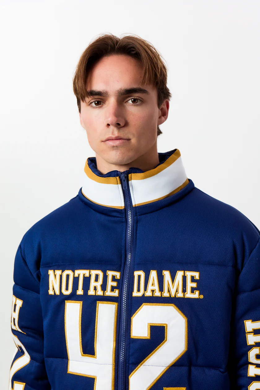 Notre Dame Jersey Puffer Jacket - Image 11