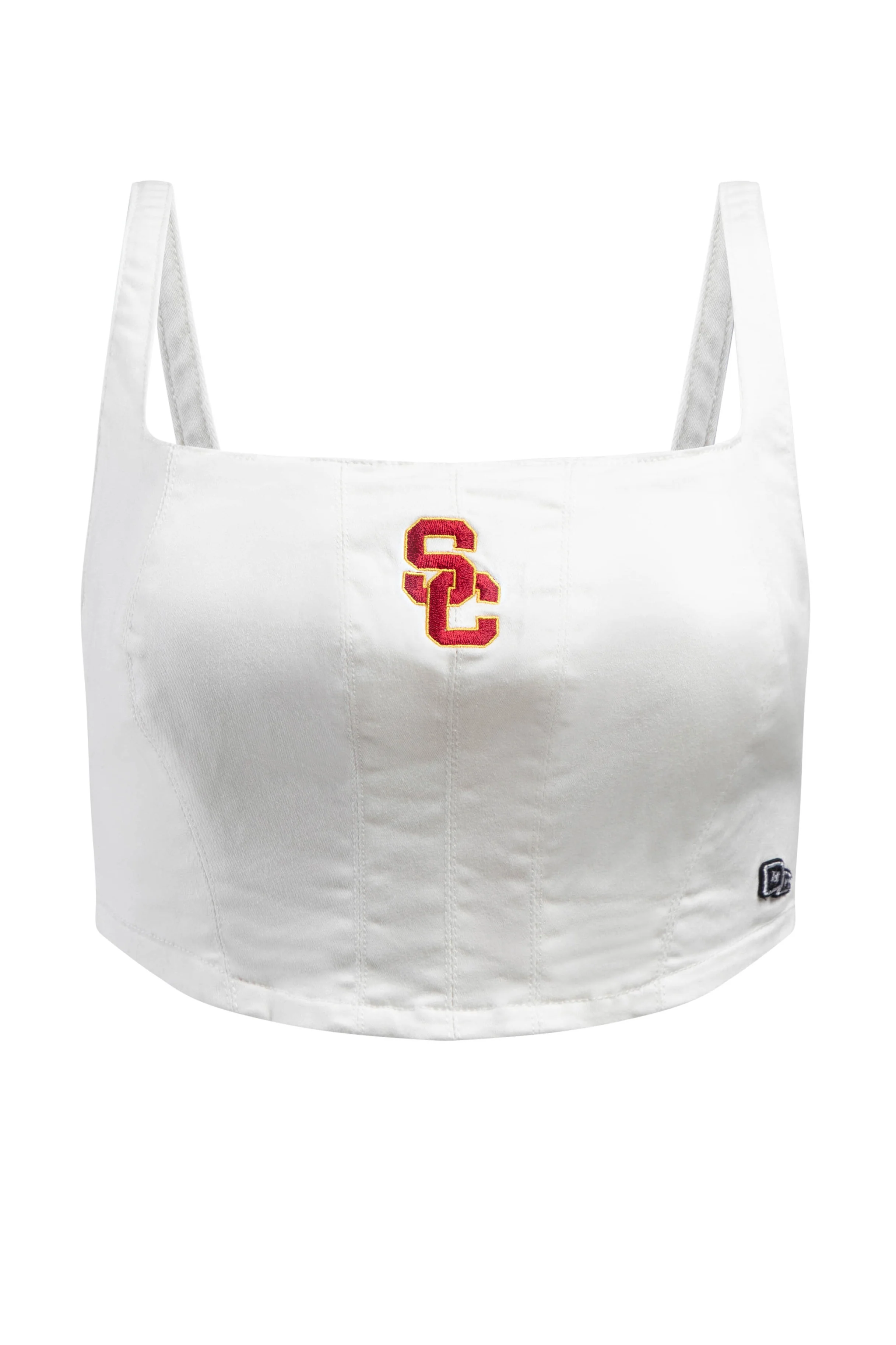 University of Southern California Denim Corset