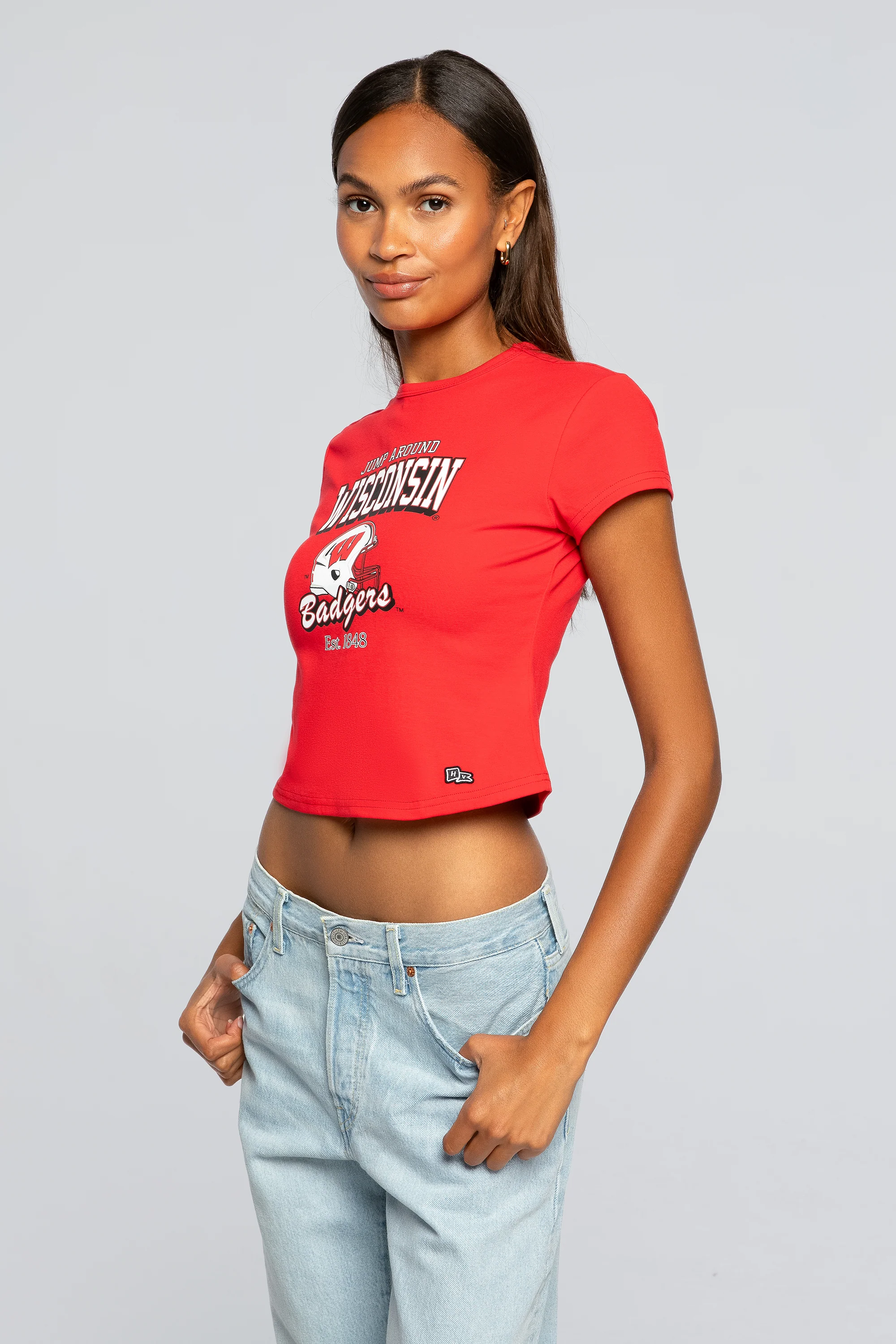 University of Wisconsin Vintage Baby Tee - Image 2