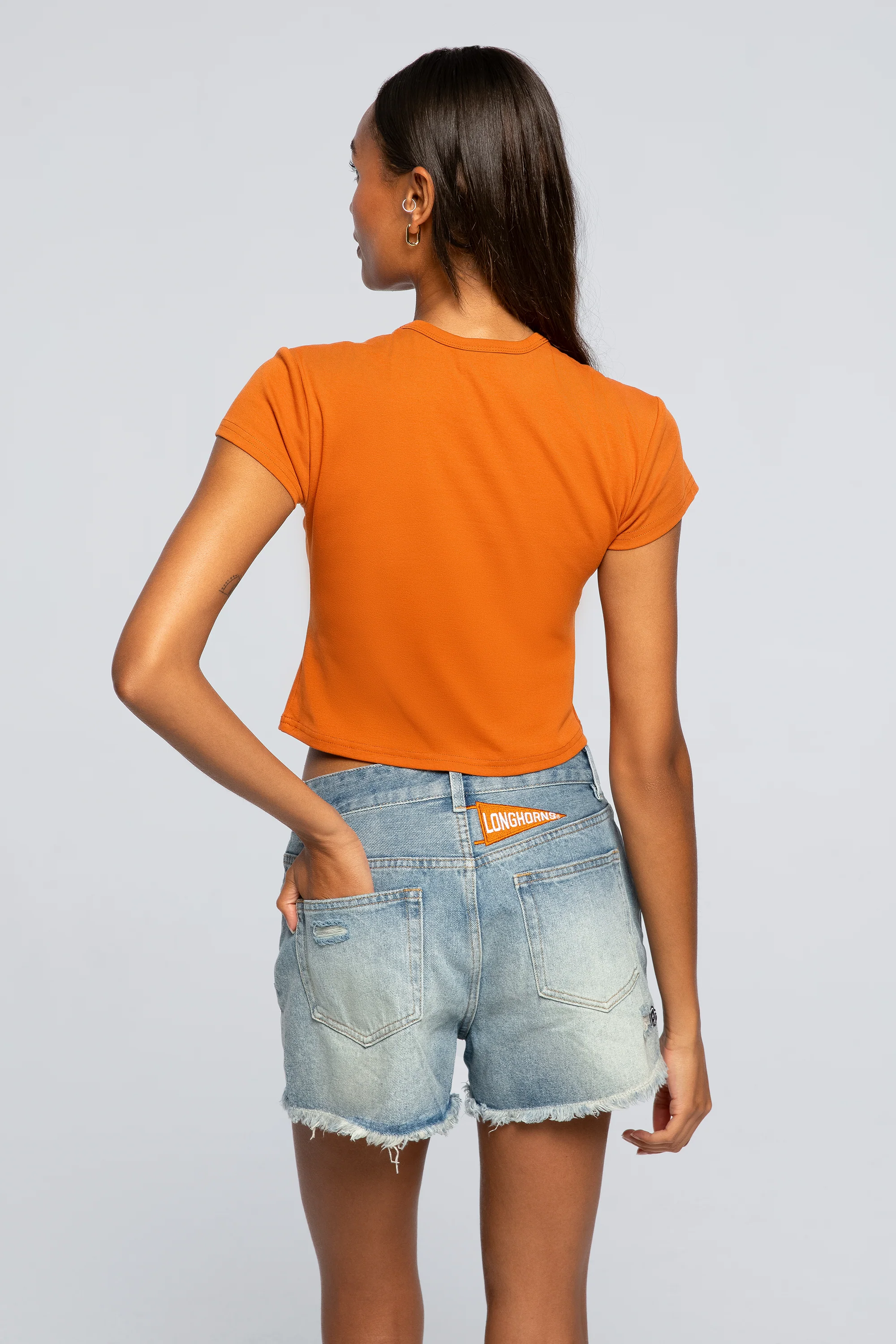 UT Austin Vintage Baby Tee - Image 3