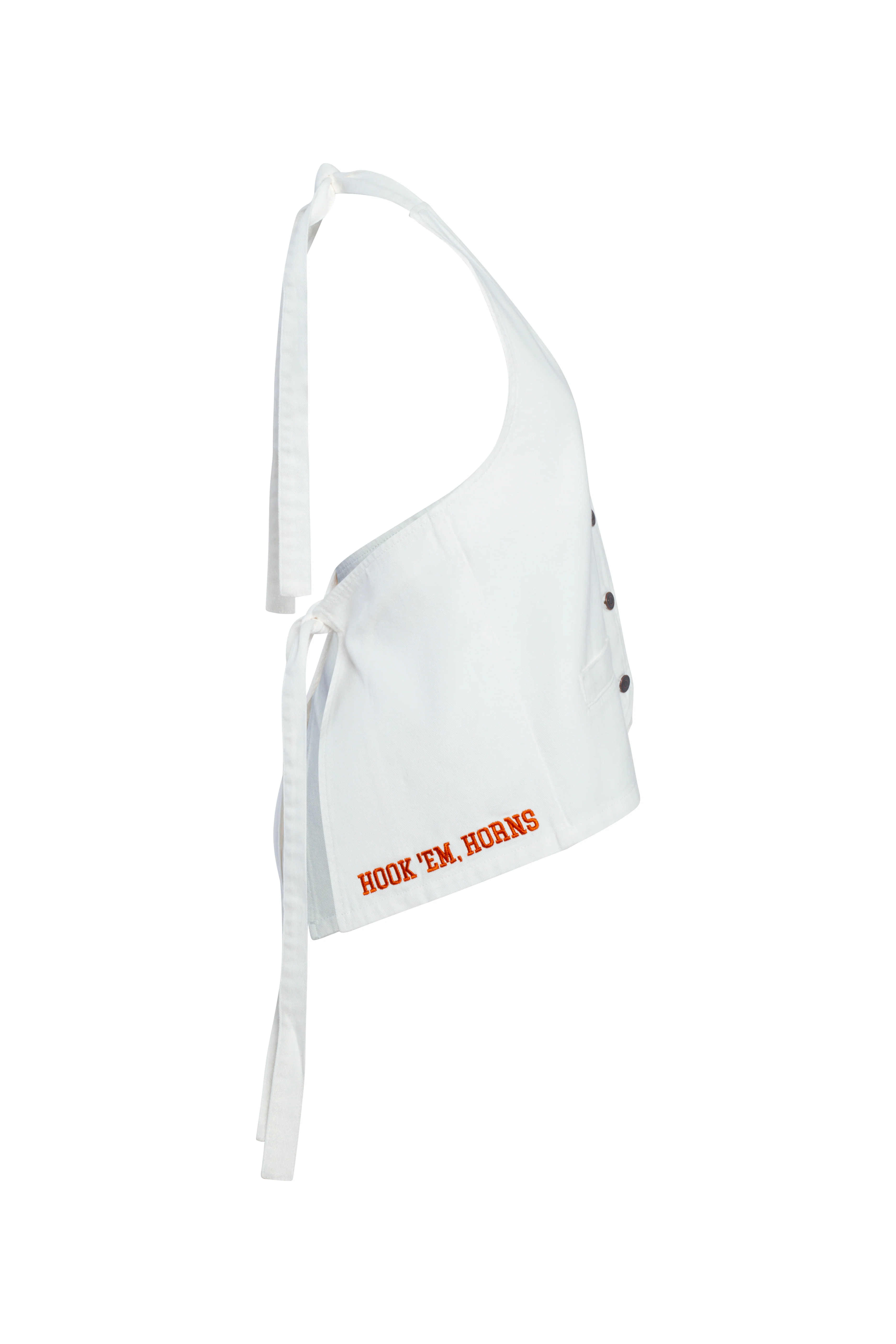 UT Austin Denim Halter Top - Image 6