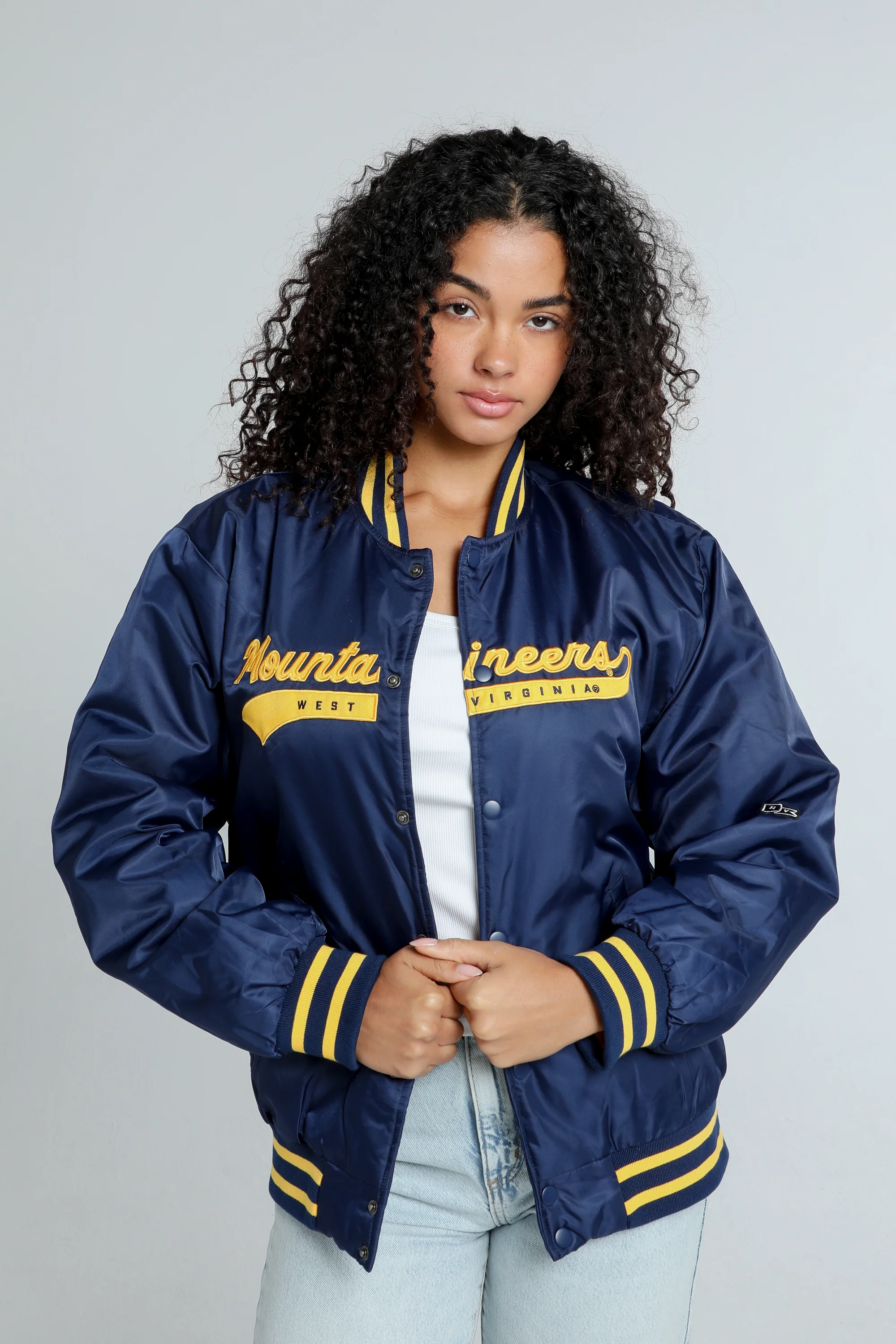 West Virginia A-Game Varsity Jacket - Image 2